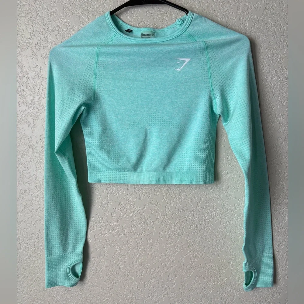 Gymshark Vital Seamless Cropped Workout Top | S - Picture 7 of 7